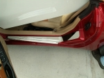 Click Here For Full Product Info E21430 SILL PLATE-DOOR-STAINLESS STEEL-BRUSHED CHROME RIBS-OUTER-PAIR-USA MADE-97-04
