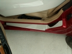 Click Here For Full Product Info E21427 SILL COVERS-DOOR-OUTER-POLISHED STAINLESS STEEL WITH NO RIBS-PAIR-USA MADE-97-04