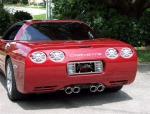 Click Here For Full Product Info E21482 LIGHT COVER-TAIL LIGHTS-POLISHED STAINLESS STEEL-SKULL STYLE-4 PCS-97-04