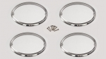 Click Here For Full Product Info E21486 TRIM RINGS-TAIL LIGHTS-POLISHED STAINLESS STEEL-4 PIECES-97-04