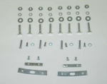 E22102 MOUNT KIT-WINDSHIELD FRAME-NUT PLATE-T BOLT-SCREWS-56-62