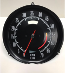 E22501 (CHANGE) TACHOMETER ASSEMBLY-ALL-ELECRONIC-5600 RPM-NEW 72-74