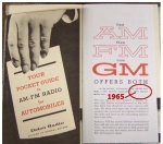 E22728 POCKET GUIDE-AM/FM RADIO-USA-65