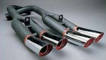 E2300 MUFFLER-EXHAUST-KDB TARGA STYLE-3 INCH CHROME TIP-84-90-	TEMPORARILY DISCONTINUED
