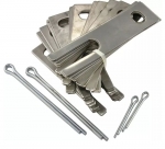 E23304 SHIM KIT-REAR ALIGNMENT-STAINLESS STEEL-ORIGINAL STYLE-22 PIECES-IMPORT-63-69 TEMPORARILY UNAVAILABLE
