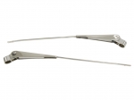 E24004 ARM  SET-WINDSHIELD WIPER-POLISHED STAINLESS STEEL-PAIR-56-62