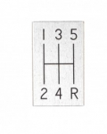 Click Here For Full Product Info E25175 PATTERN-SHIFT-5 SPEED-BLACK AND CHROME-USA-FOR 5 SPEED CARS-63-67