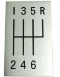 Click Here For Full Product Info E25176 PATTERN-SHIFT-6 SPEED-BLACK AND CHROME-USA-FOR 6 SPEED CARS-63-67