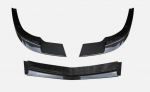 E25206 LIP SPLITTER-FRONT BUMPER-LOWER SPOILER-PLASTIC WITH CARBON FIBER PAINT COLOR-C6 Z06 ZR1 STYLE-06-13