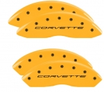 E25230 COVER SET-BRAKE CALIPER-CORVETTE ENGRAVED-20-26