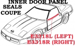 E3318L SEAL-INNER DOOR PANEL-LEFT-84-89
