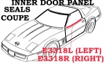 Click Here For Full Product Info E3318R SEAL-INNER DOOR PANEL-RIGHT-84-89
