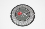 Click Here For Full Product Info E3445A EMBLEM-FUEL DOOR-WHITE IN UPPER LEFT HAND CORNER OF FLAG-66
