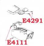 Click Here For Full Product Info E4111 SCREW SET-SEAT BELT RETAINER AND EMERGENCY BRAKE CONSOLE-4 PIECE-67