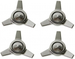 E4287 SPINNER SET-HUBCAP-WITH EMBLEMS-4 PIECES-64