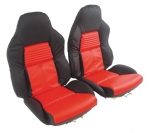 Click Here For Full Product Info E23596 SEAT COVER-MOUNTED-STARDARD SEAT-LEATHER-TWO TONE-94-96