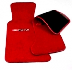 E4529ZR MAT SET-FLOOR-CUT PILE-WITH EMBROIDERED ZR-1 LOGO-COLORS-PAIR-90-93