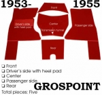 Click Here For Full Product Info E5977 CARPET SET-COMPLETE-GROSSPOINT-CORRECT REPLACEMENT-53-55