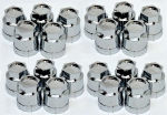 E6116S CAP SET-WHEEL-LUG NUT COVER-CHROME-20 PIECES-84-96