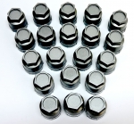 E6117S CAP SET-WHEEL-LUG NUT COVER-GRAY-20 PIECES-86-90