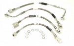 E6319 HOSE SET-BRAKE-BRAIDED STAINLESS STEEL-4 PIECES-USA-94-96