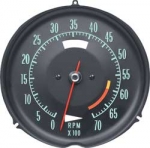 E6634A TACHOMETER-ASSEMBLY WITH 6000 RPM RED LINE-68