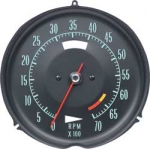 E6635B TACHOMETER-ASSEMBLY WITH 6500 RPM RED LINE-69-71
