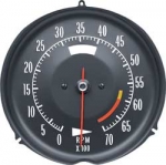 Click Here For Full Product Info E6638 TACHOMETER-ASSEMBLY WITH 6000 RPM RED LINE-72-74