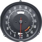 E6639 TACHOMETER-ASSEMBLY WITH 6500 RPM RED LINE-72-74