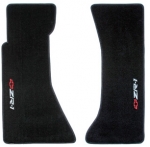 Click Here For Full Product Info E6651 MAT SET-FLOOR-LLOYD'S VELOURTEX-RED AND SILVER ZR-1 LOGO-COLORS-PAIR-90-95