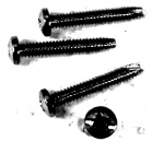 E7556 SCREW SET-DOOR PULL-CHROME-4 PIECES-66-67