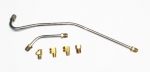 E9194 LINE SETS-FUEL-PUMP TO CARBURETOR-S.S.-300 H.P.-2 LINES-4 FITTINGS-63-65