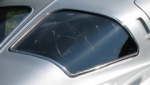 E16112 GLASS-REAR WINDOW-CLEAR-COUPE-WITH DATE CODE-RIGHT-63