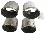 Click Here For Full Product Info E10530 EXHAUST TIPS-Polished Stainless Steel-CORSA-SET OF 4-97-00