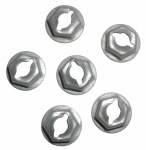 Click Here For Full Product Info E10535 NUT-EXHAUST BEZEL-6 PIECES-66-67