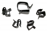 E10638 CLIP SET-S CLIP-HORN WIRE-4 SMALL CLIPS AND 1 LARGE CLIP-63-65