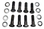 E10893 BOLT AND LOCK WASHER-U JOINT CAP SIDE YOKE-HEAVY DUTY-WITH POSI TRACTION-8 EACH-65-75