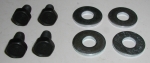 E11587 BOLT AND WASHER SET-SPARE TIRE CARRIER COVER-4 PIECES-63-67