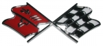 Click Here For Full Product Info E11699 EMBLEM-FRONT-CROSS FLAG-WITH FASTENERS-68-72