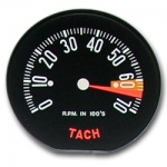 E13126 FACE-TACHOMETER-RED-6500 RED LINE-59