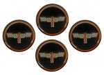 Click Here For Full Product Info E1530 EMBLEM SET-WHEEL-VICTORY BIRD-BLACK-2-SET OF 4