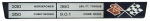 Click Here For Full Product Info E1785 PLATE-ENGINE DATA-CONSOLE-LT-1 350-330-71