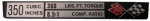 Click Here For Full Product Info E1788 PLATE-ENGINE DATA-CONSOLE-BASE 350-72