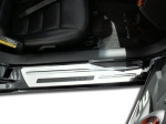 Click Here For Full Product Info E21300 SILL PLATE-DOOR-OUTER-POLISHED-STOCK PAD INSERTS-WITH CHROME RIBS-PAIR-05-07