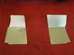 Click Here For Full Product Info E21409 MAT SET-FLOOR-DIAMOND PLATE-POLISHED ALUMINUM-PAIR-68-82