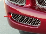 E21467 Vent Grille-Front Brake-Laser Mesh-Polished-Pair-97-04