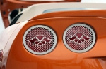 Click Here For Full Product Info E21598 Light Cover-Tail Lights-Laser Mesh-Racing Flags-4 Pieces-05-13