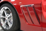 Click Here For Full Product Info E21615 Vent Grille-Front Side Fender-Laser Mesh-Polished-Grandsport-6 pieces-10-13
