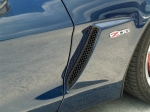 E21628 Vent Grille-Front Side Fender-Laser Mesh-Black Stealth-Z06-Pair-06-13