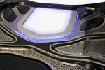 Click Here For Full Product Info E21704 Hood Window Frame-Blue Led Illumination-Polished-Stainless Steel-ZR1-09-13